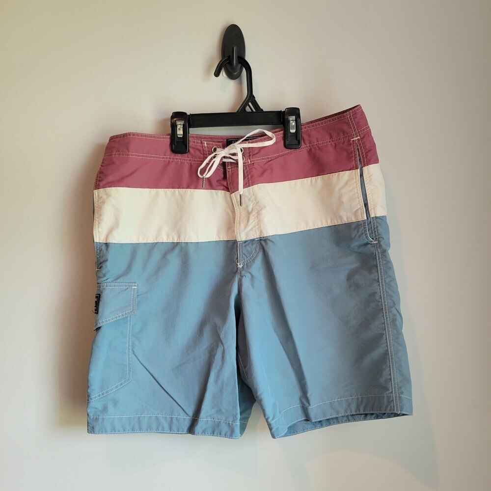 Abercrombie and Fitch men’s swim trunks small blue board shorts 31 beach pool